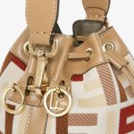 FENDI Mon Tresor Canvas mini-bag with multicolor FF embroidery - Image 3